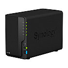 Сетевой накопитель NAS Synology DS220+/no HDD up-to 2 LFF (nhs)/RAID 0,1/2GB/2xUSB 3.0/2xGbE