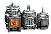 Печь банная сетка Саяны II Inox Витра с закрытой каменкой. TMF., фото 3