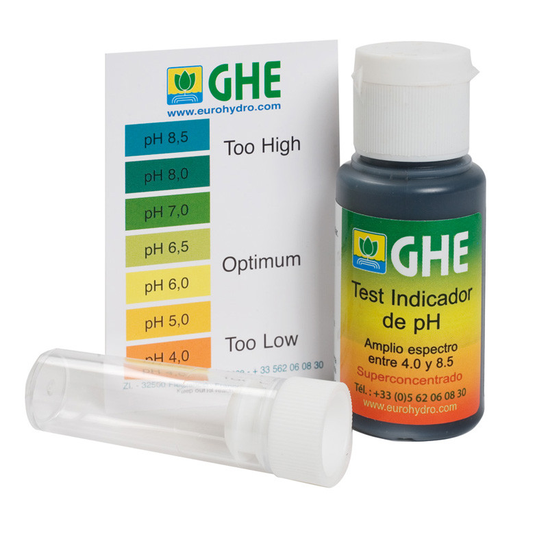 Жидкий pH тест 60 мл GHE (t°C)