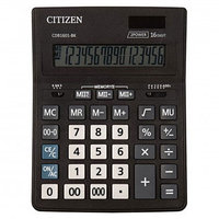Калькулятор настольный Citizen Business Line CDB1601-BK, 16 разрядов, двойное питание, 155*205*35мм, черный, фото 1
