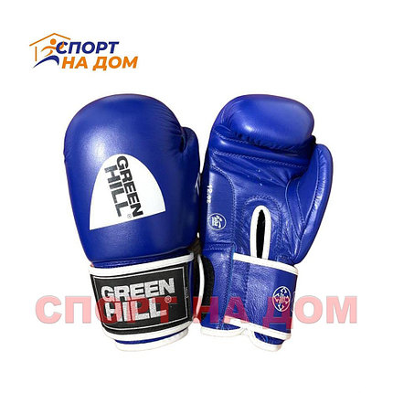 Боксерские перчатки GREEN HILL Tiger Original (синий 12 OZ), фото 2
