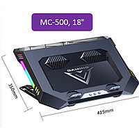 Игровая подставка-кулер для ноутбука 18 с боковой RGB подсветкой