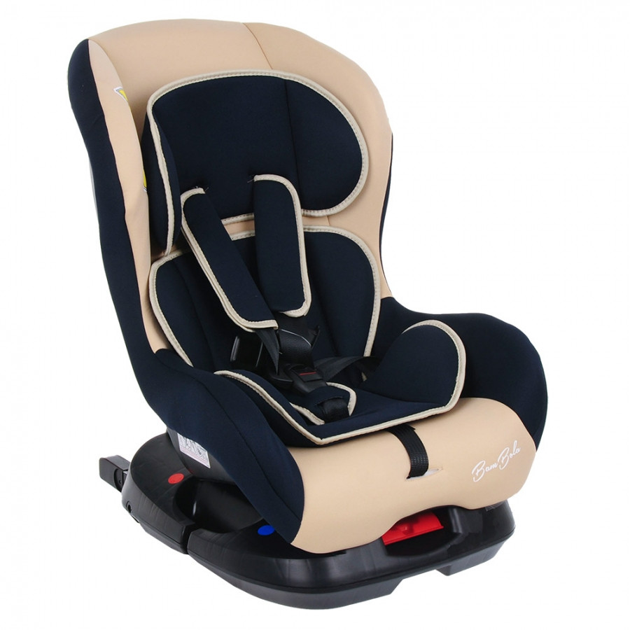 Автокресло 0-18 кг Bambino ISOFIX Бежевый/Т.Синий (BamBola, Италия) - фото 1 - id-p97799271