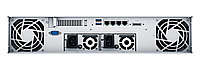 СХД Synology RS1221RP+ (Rack 2U)/8LFF (hs)/4GB RAM/2xUSB 3/eSATA/4x1GbE/1xGen3 x8/2x350W/no Rail