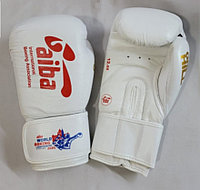 Боксерские перчатки Green Hill  ( натуральная кожа ) со знаком AIBA цвет красный ,синий