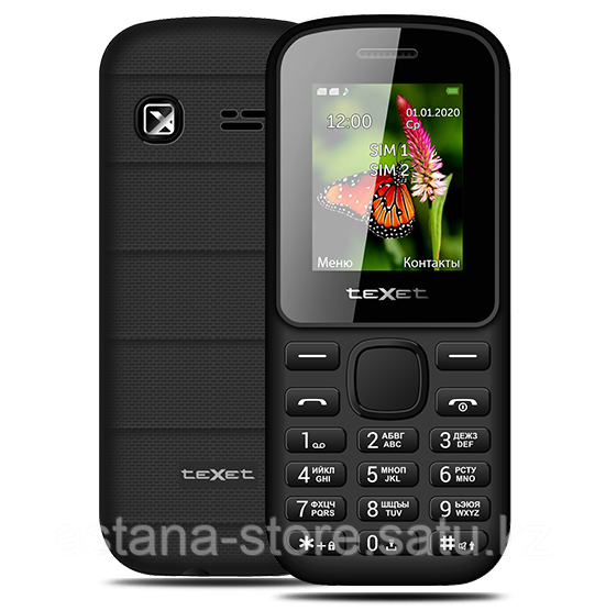 Мобильный телефон TeXet TM-130, Black-Red - фото 1 - id-p97803678