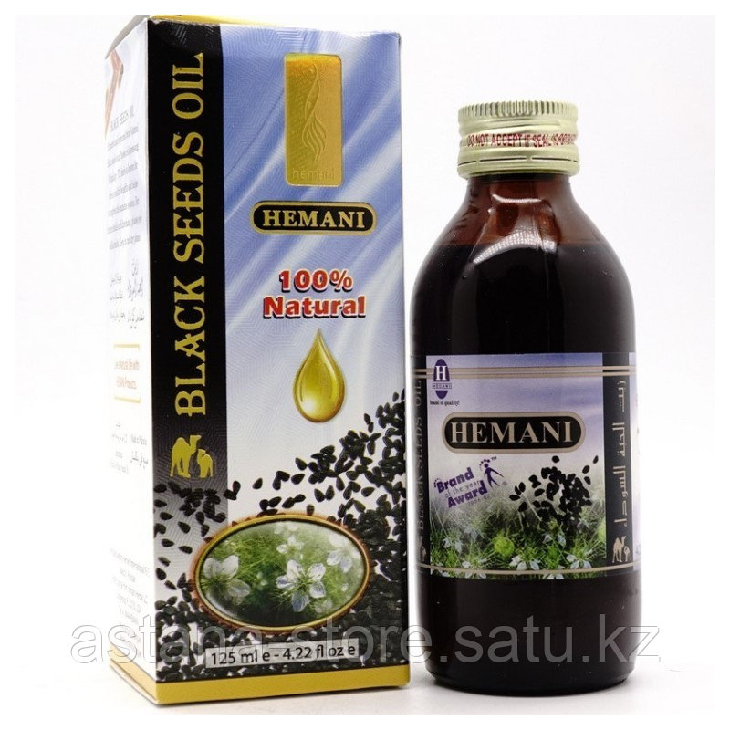 Black Seed Oil - Hemani 125 ml - фото 1 - id-p97803861