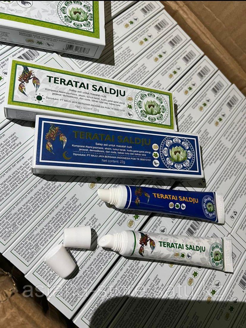 Мазь Teratai Saldju против псориаза, экземы, лишая, кожного грибка, ногтевого грибка и аллергии - фото 3 - id-p97804960