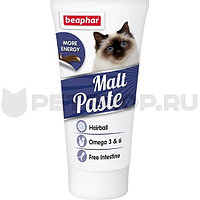 Malt Paste Omega 6 25 г Средство для выведения шерсти из желудка кошек и котят