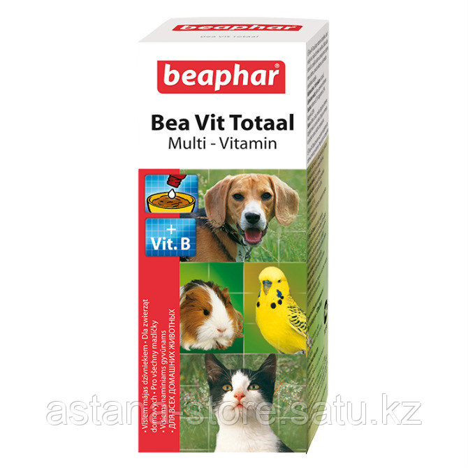 Bea Vit Total 50 мл Витамины для кошек, собак и птиц во время линьки - фото 1 - id-p97805104