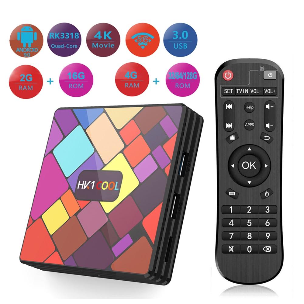 Tv Box HK1 Cool 4/32 Gb ТВ приставка Smart TV Box Android UHD 4K Rockchip RK3318 smartbox - фото 4 - id-p97808091