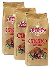 Какао-напиток Carraro Cacao Amaro 3x250гр 250гр м/уп (5099)