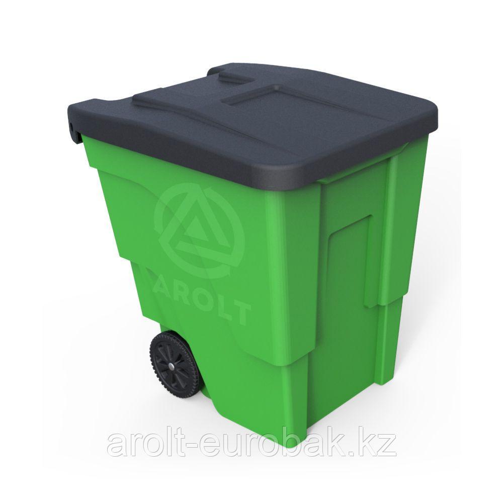 Пластиковый контейнер для мусора BASIK/240 литров - фото 1 - id-p97819576