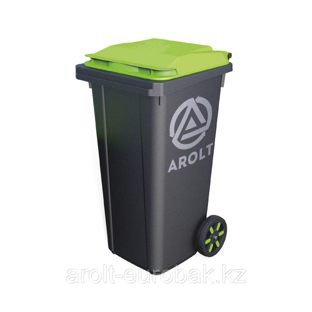 Пластиковый контейнер для мусора/120 литров - фото 1 - id-p97819633