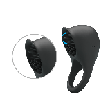 Черное эрекционное кольцо Ring Shaking II от Pretty Love, фото 2