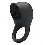 Черное эрекционное кольцо Ring Shaking II от Pretty Love, фото 3