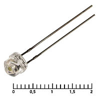 Светодиод: 5RHWWC 3000mcd 6500K 3.4v 70d