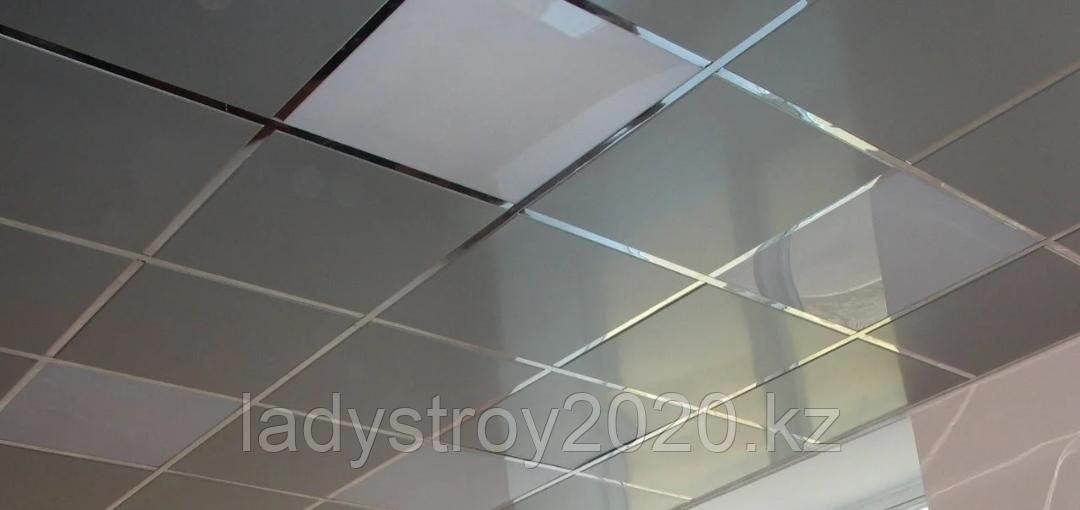 Кассетный металлический подвесной потолок с комплектующими - фото 3 - id-p97774255