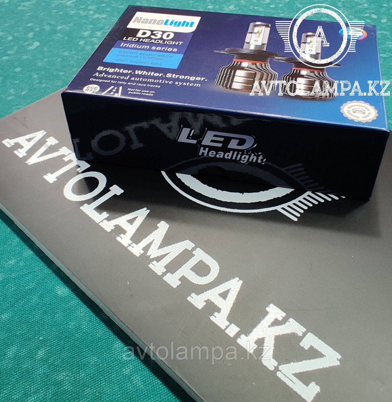 NANOLight Led светодиодная лампа Headlight 2022 3900LM 5500K H4 (комплект) D30 - фото 2 - id-p97822679