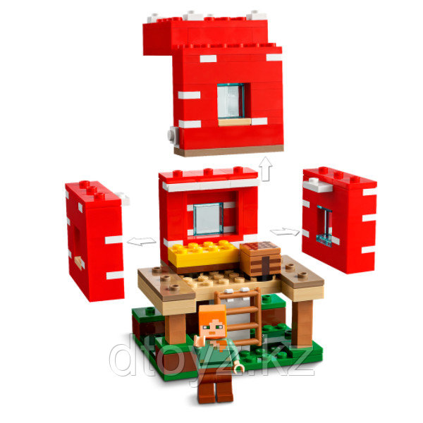 Lego Minecraft 21179 Грибной дом - фото 4 - id-p97803062