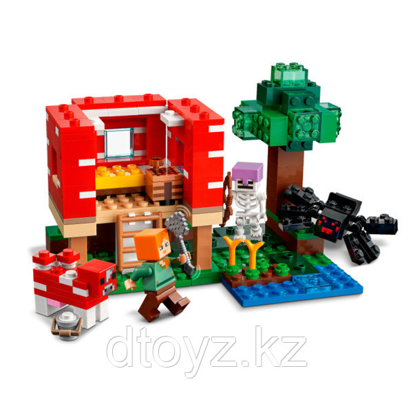 Lego Minecraft 21179 Грибной дом - фото 3 - id-p97803062