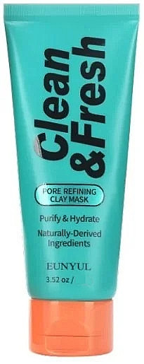 Eunyul Clean & Fresh Очищающая поры глиняная маска для лица Pore Refining Clay Mask / 100 мл.