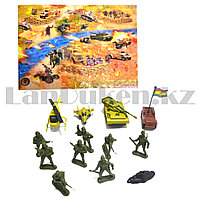 Набор игрушек солдатики Combat super army с картой 6666