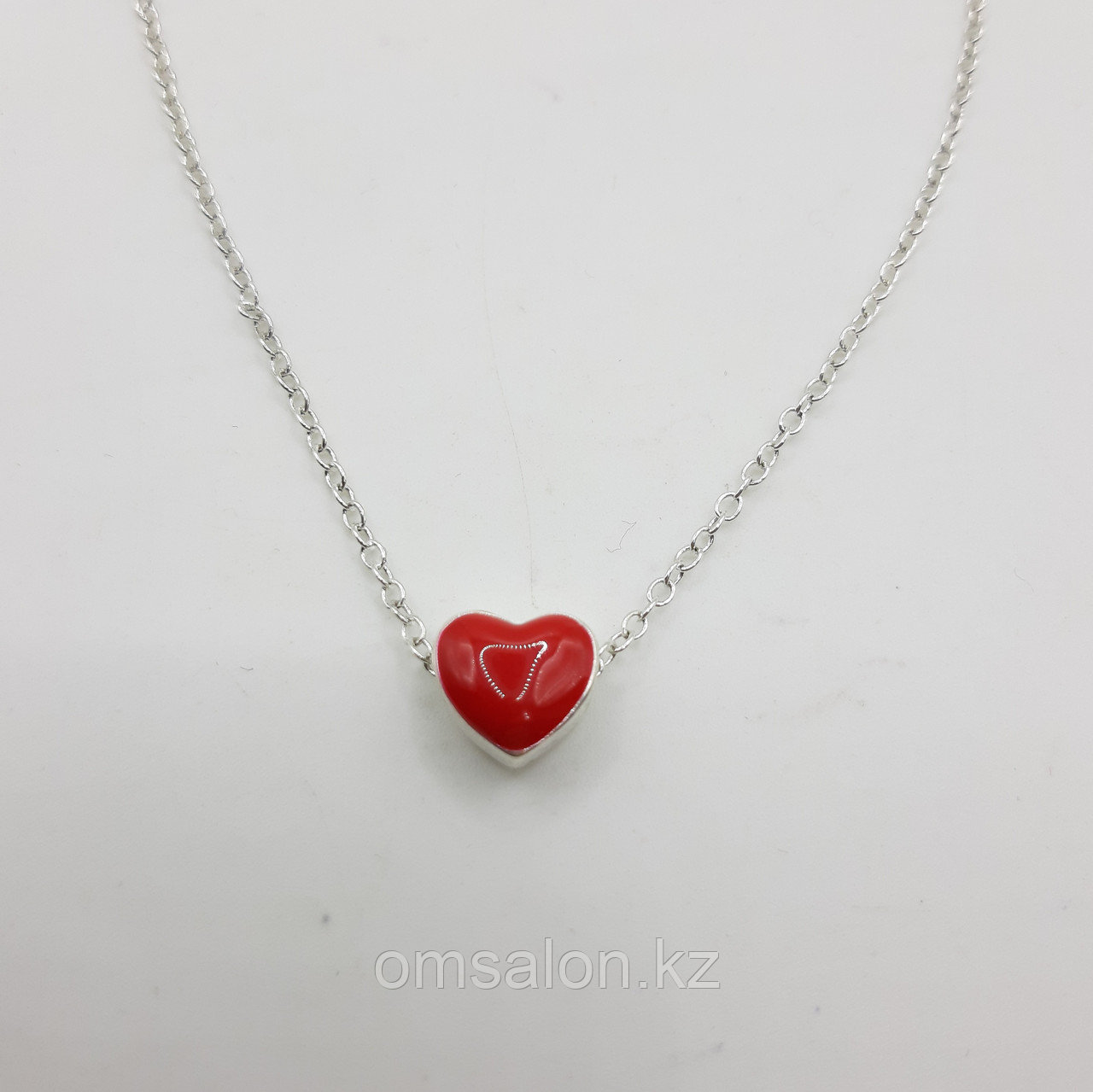 Кулон Сердце из серебра