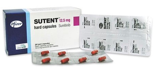 Сутент (Sutent) Сунитиниб (Sunitinib),12.5 мг, 25 мг, 50 мг