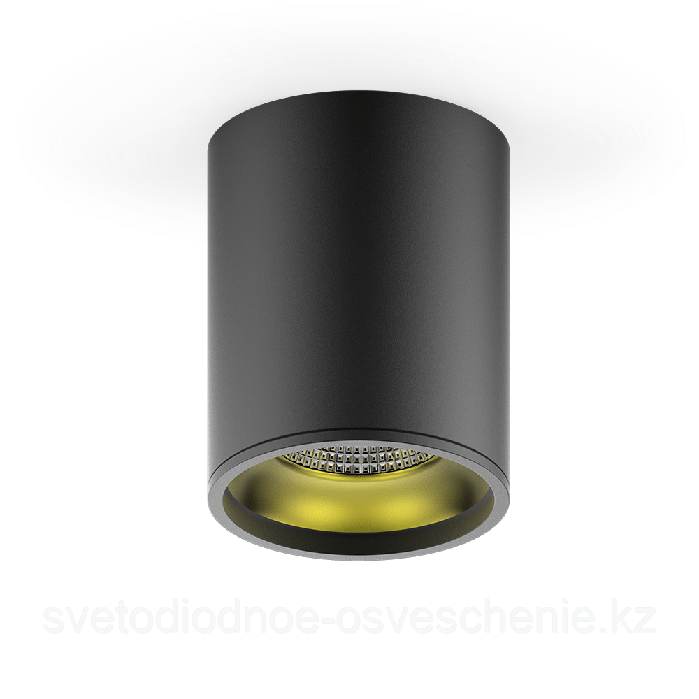 HD008 Светильник Gauss Overhead накл цилиндр12W 900Lm 3000K IP20 79*100mm черный