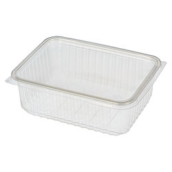 100ШТ/Контейнер прозрачный "AkePlast" 1000мл/прямоугольный/с крышкой/Пла002251/ПЛА002283