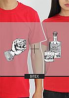 Парные футболки Рокс + Хрустальная бутылка
