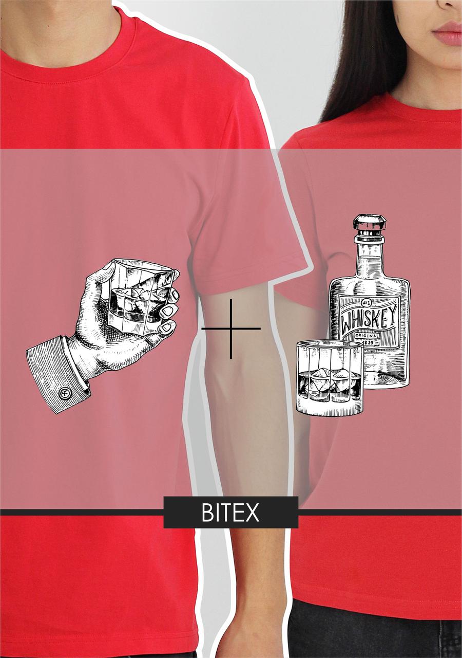 Парные футболки Рокс + Хрустальная бутылка - фото 1 - id-p97835938