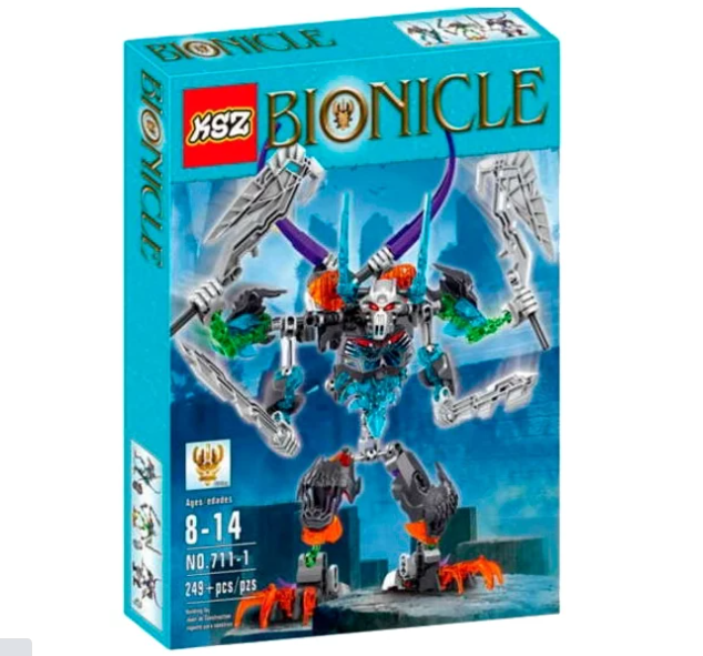 Конструктор Bionicle Стальной череп / Бионикл робот конструктор - фото 1 - id-p97836072