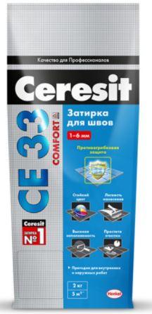 Цветная затирка с противогрибковым эффектом CE 33 COMFORT