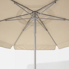 Зонт от солнца с опорой КУГГЁ / ВОРХОЛЬМЕН бежевый 300 см IKEA, ИКЕА, фото 2