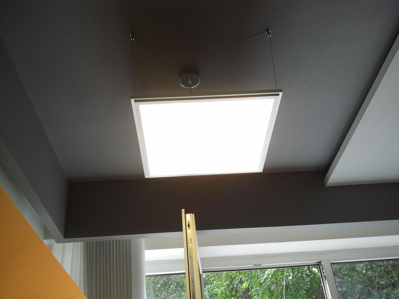 Led панель светодиодная на потолок 45 ватт. Офисный светодиодный светильник под Армстронг на потолок - 45 W. - фото 6 - id-p97838356