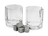 Набор для виски: 2 бокала, 6 камней, мешочек, коробка, фото 2