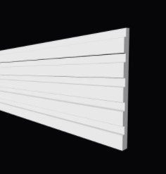 3D Панель из дюрополимера Dеcor Dizayn DD904 высота 150 мм