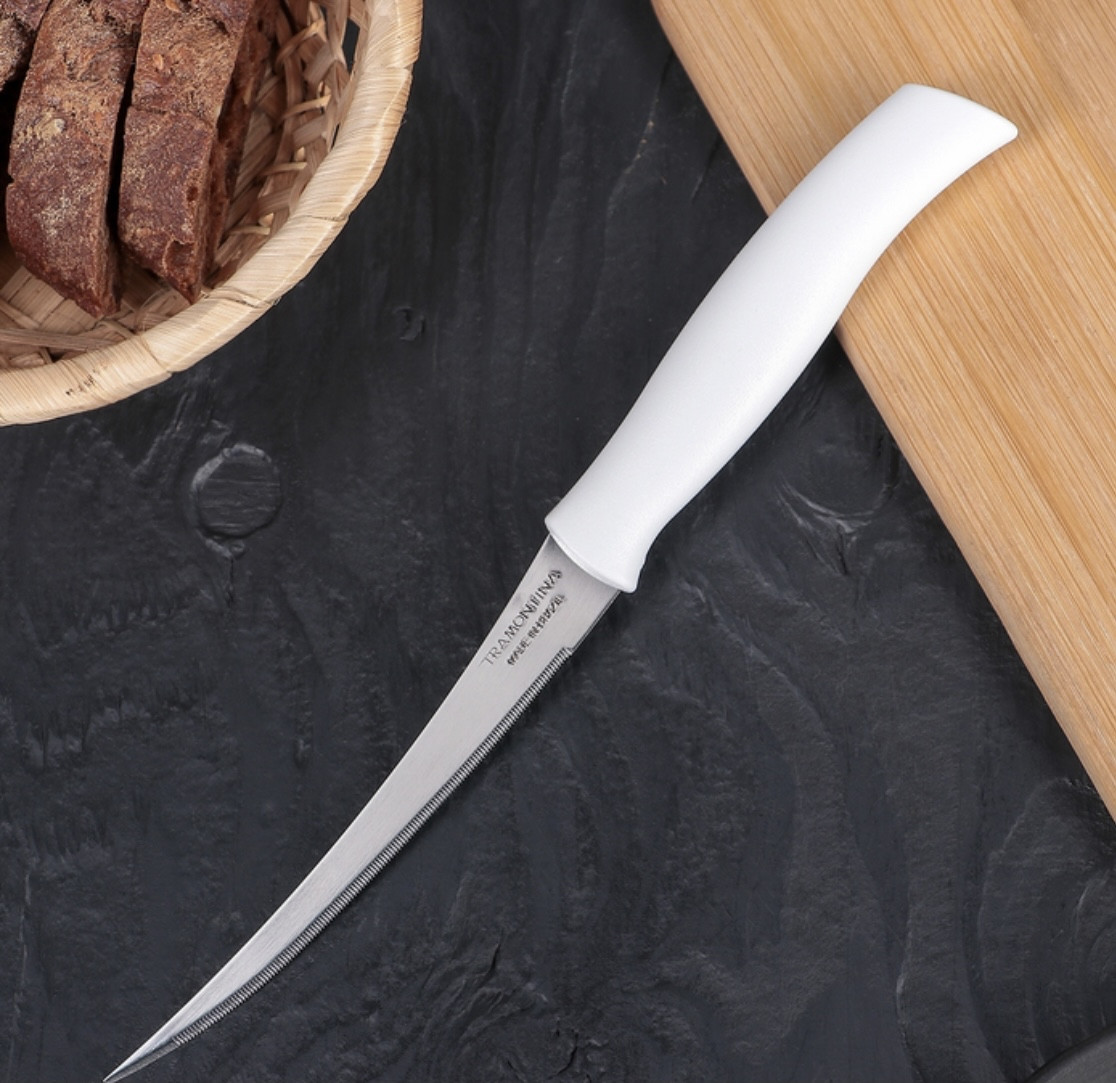Нож кухонный для помидоров/цитрусовых Athus, лезвие 12,5 см, сталь AISI 420 - фото 1 - id-p97847107