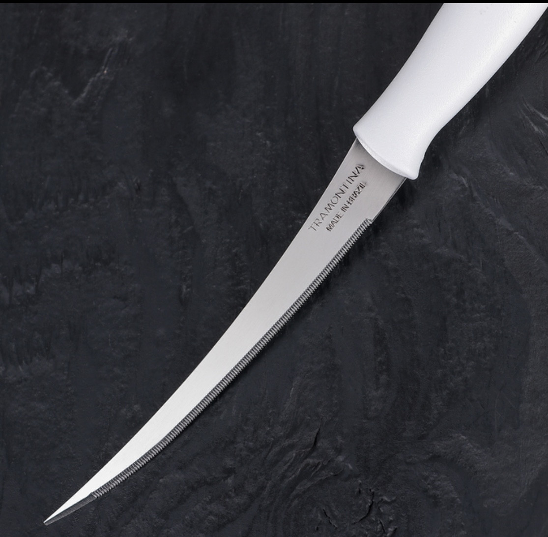 Нож кухонный для помидоров/цитрусовых Athus, лезвие 12,5 см, сталь AISI 420 - фото 2 - id-p97847107