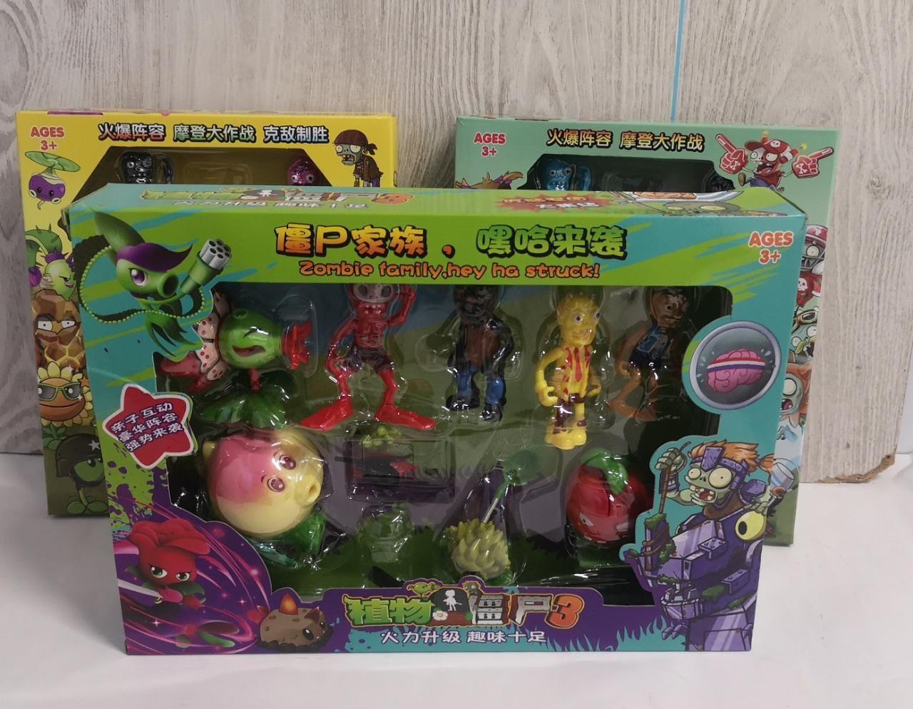 Игровой набор Растения против Зомби 8 героев/ фигурки Plants VS Zombies