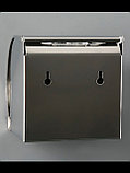 Держатель для туалетной бумаги, без втулки 12×12,5×12 см, цвет хром зеркальный, фото 3