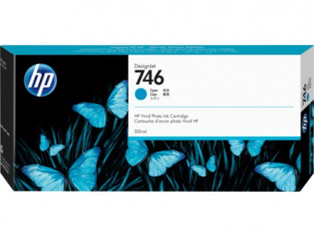 Картридж HP Europe/P2V80A/Струйный широкоформатный/голубой/№746/300 мл | [оригинал]