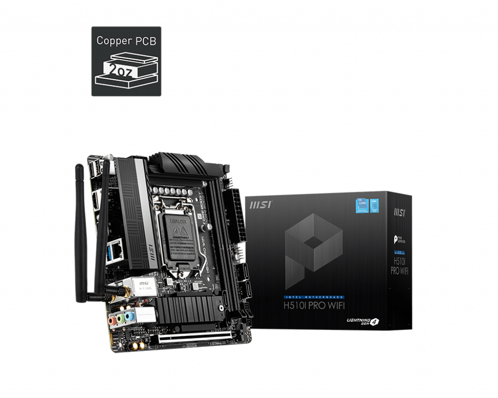 Материнская плата MSI H510I PRO WIFI