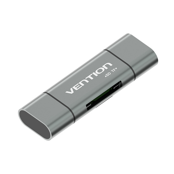 Картридер Vention USB 3.0 Алюминиевый корпус  CCHH0