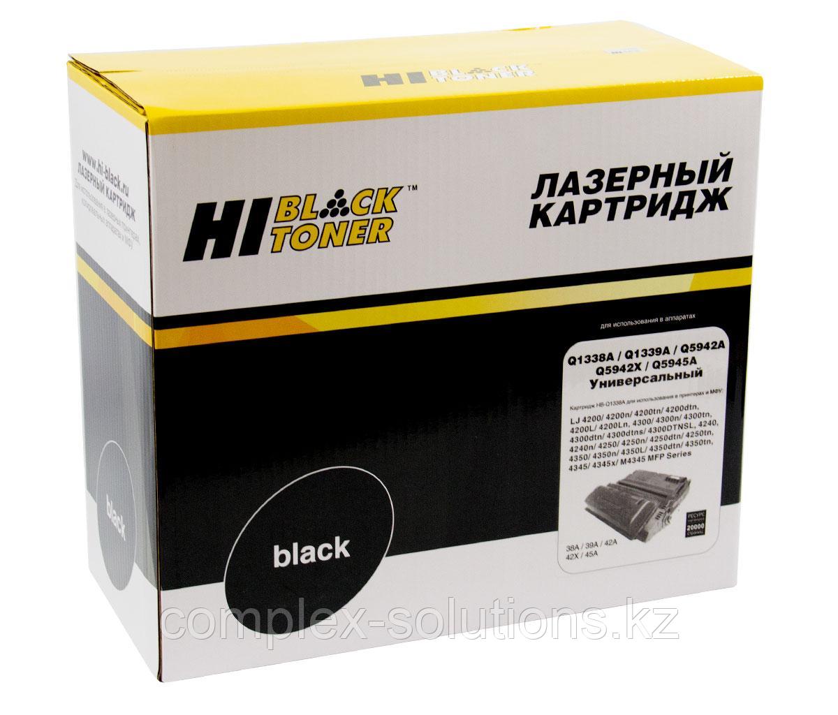 Картридж Hi-Black [Q1338 | 5942 | 5945 | 1339] для H-P LJ 4200 | 4300 | 4250 | 4350 | 4345, Унив, 20K |