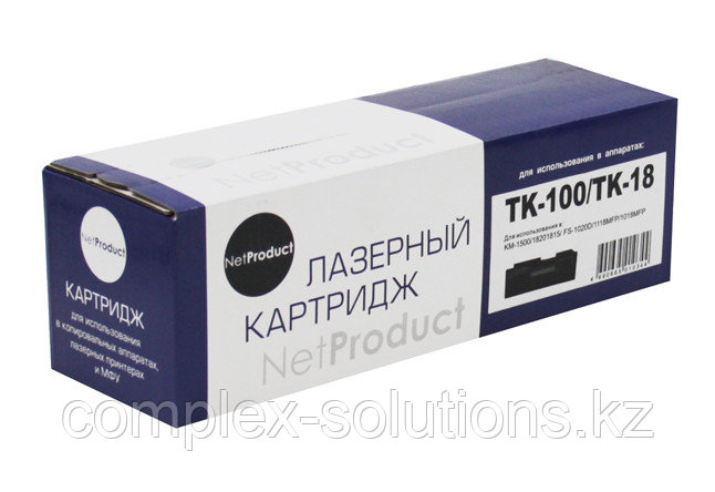Тонер картридж NetProduct [TK-100 | TK-18] для Kyocera KM-1500 | FS-1020, 7,2K | [качественный дубликат]
