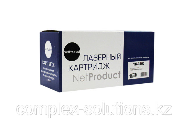 Тонер картридж NetProduct [TK-3160] для Kyocera P3045dn | P3050dn | P3055dn, 12,5K, с | ч | [качественный