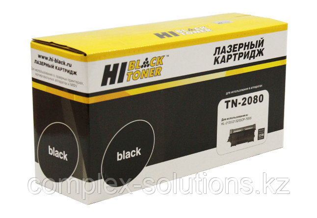 Тонер картридж Hi-Black [TN 2080] для Brother HL-2130 | DCP7055, 1,2K | [качественный дубликат]